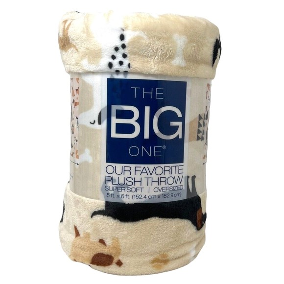 The Big One Bedding Kohls Dog Theme The Big One Plush Oversized